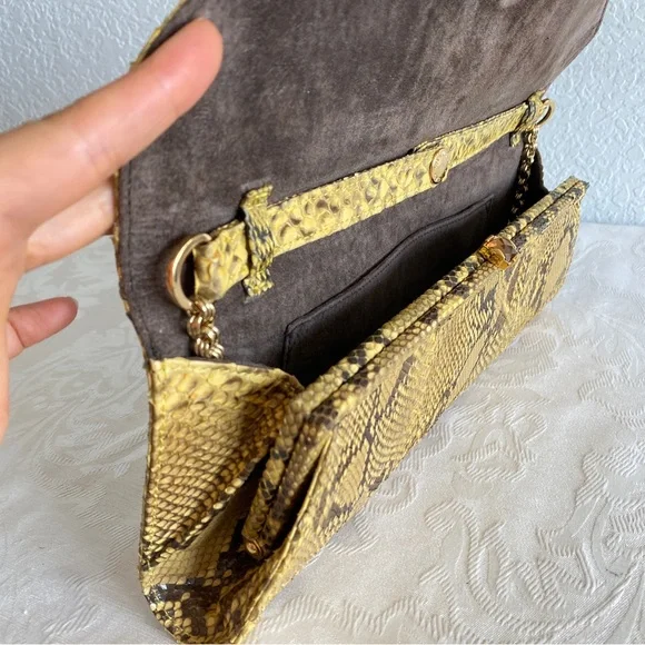 Kotur Python clutch bag